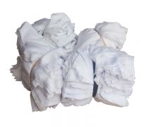 Vải lau cotton trắng không may