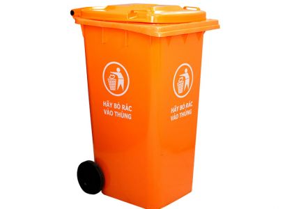 Thùng rác công nghiệp 240 lít HDPE