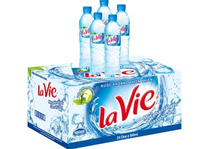 Nước uống đóng chai Lavie 500ml