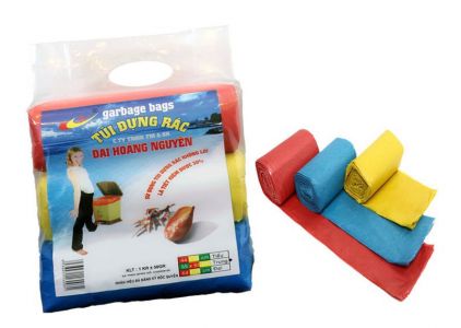 Bịch rác 3 màu tự phân hủy